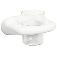 Pahar pentru periuțe de dinți Tatay Olympia Polipropilenă/ White/ Pe perete