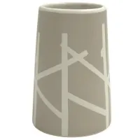 Стакан для зубных щёток MSV Tree Керамика/ Бежевый/ На столе