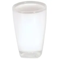 Pahar pentru periuțe de dinți MSV Tahiti Plastic/ White/ Pe masă