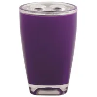 Стакан для зубных щёток MSV Tahiti Пластик/ Пурпурный/ На столе