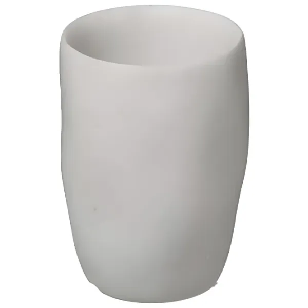 Pahar pentru periuțe de dinți Five Indonesia Poliresin/ White/ Pe masă photo 1