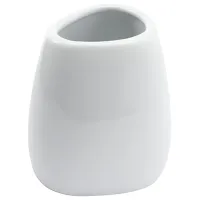 Pahar pentru periuțe de dinți Five Alandeko Ceramică/ White/ Pe masă
