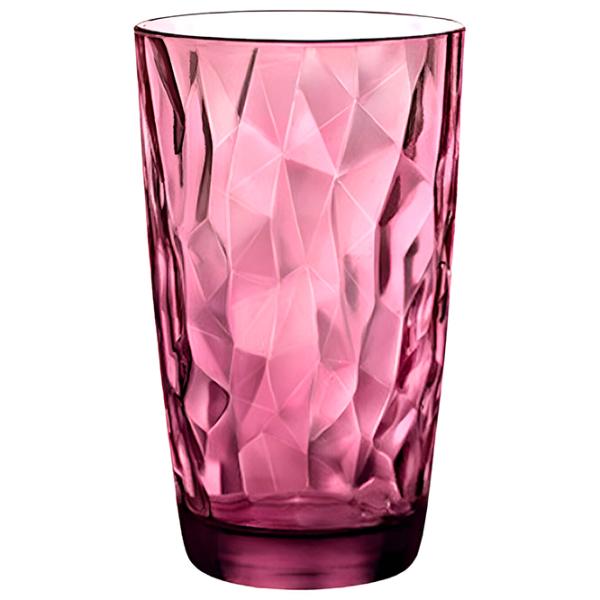 Pahar Bormioli Rocco Diamond 0.47l / Sticlă / Purple photo 1