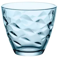 Set de pahare Bormioli Rocco Flora Acqua 0.26l / Sticlă / Light Blue