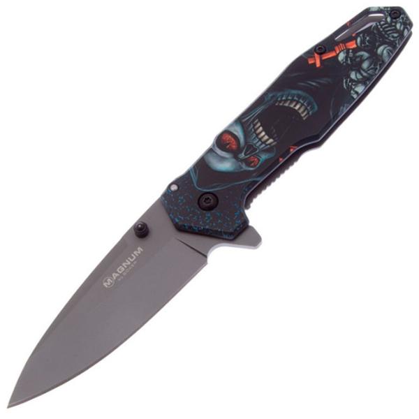 Cuțit Boker Magnum Screaming Skull 01MB230 de buzunar/ 7Cr17MoV photo 1