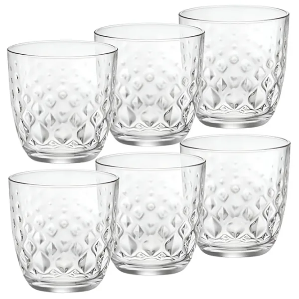 Set de pahare Bormioli Rocco Glit 0.295l / Sticlă / Transparent photo 1