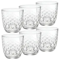 Set de pahare Bormioli Rocco Glit 0.295l / Sticlă / Transparent
