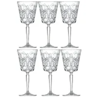 Set de pahare RCR Tattoo 0.29l / Cristal / Transparent