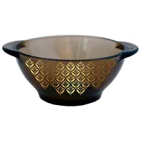 Bol cu mâner Glass Ink GI Verso "Germeni" 0.51l / 6.5 cm / Sticlă călită