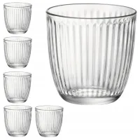 Set de pahare Bormioli Rocco Line 0.29l / Sticlă / Transparent