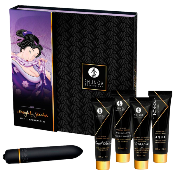 Смазка Shunga Secret Set Naughty Geisha 10 мл/ без запаха/ Черный photo 1 Смазка Shunga Secret Set Naughty Geisha 10 мл/ без запаха/ Черный photo 1