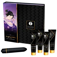 Смазка Shunga Secret Set Naughty Geisha 10 мл/ без запаха/ Черный