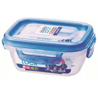 Container Ghidini Soundlock 0.24 l/ Plastic/ Blue