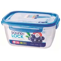 Container Ghidini Soundlock 1.5 l/ Plastic/ Blue