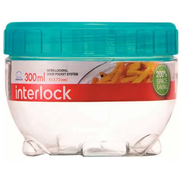 Container Ghidini Interlock 0.3 l/ Plastic/ Blue photo 1
