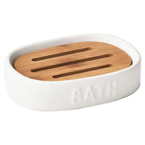 Săpunieră Tendance Bath Bambus/ Oval photo 1