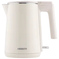 Электрочайник Ardesto EKL-F1BG 1л / Скрытый / Бежевый