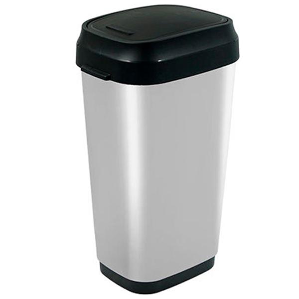 Coș de gunoi Kis 49351 50 l/ Plastic/ Silver photo 1