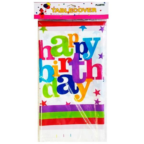 Скатерть PS Happy Birthday Полиэтилен photo 1