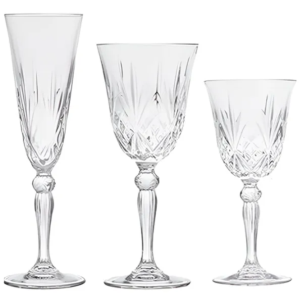 Set de pahare RCR Melodia 0.27l / Cristal / Transparent photo 1