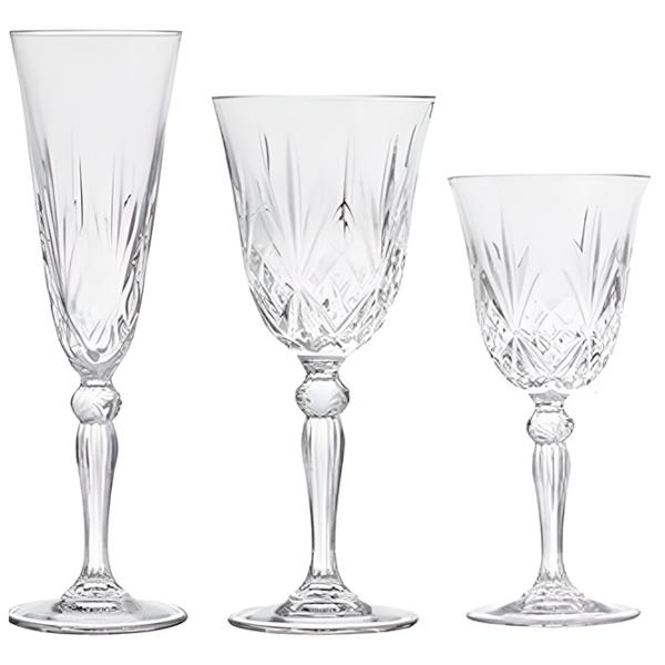 Set de pahare RCR Melodia 0.27l / Cristal / Transparent photo 1
