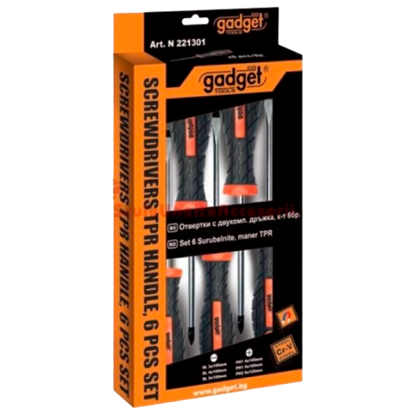 Набор отвёрток Gadget 221301 Количество в наборе: 6 photo 1