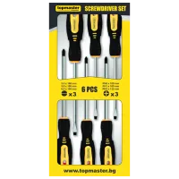 Набор отвёрток Topmaster 224501 Количество в наборе: 6
