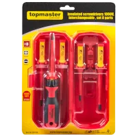Набор изолированных отверток Topmaster 220139 Количество в наборе: 8