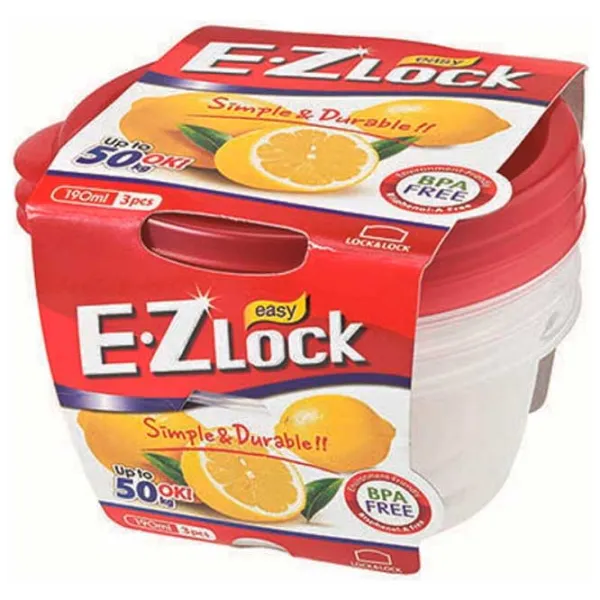 Контейнер Ghidini EZ Lock 0.19 л/ Пластик/ Прозрачный photo 1