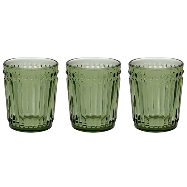 Set de pahare Tognana Dorico 0.31l / Sticlă / Green photo 1