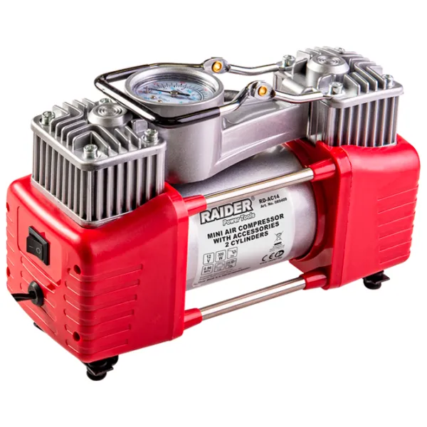 Compresor auto Raider RD-AC14 () 70 l/ min/ 9.6 bar photo 1