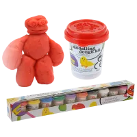 Set de creație Free&Easy Modelling Dough Kit 48022 3+/ Multicolor Red