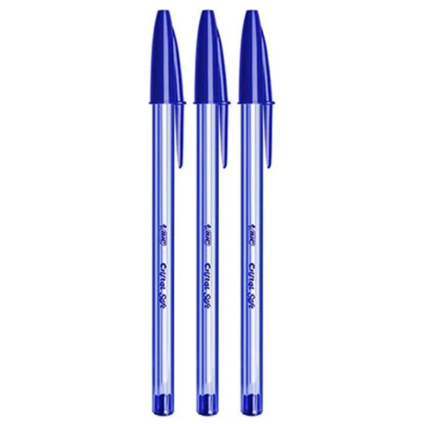 Набор шариковых ручек BIC Cristal Soft Количество в наборе - 3 photo 1 Набор шариковых ручек BIC Cristal Soft Количество в наборе - 3 photo 1