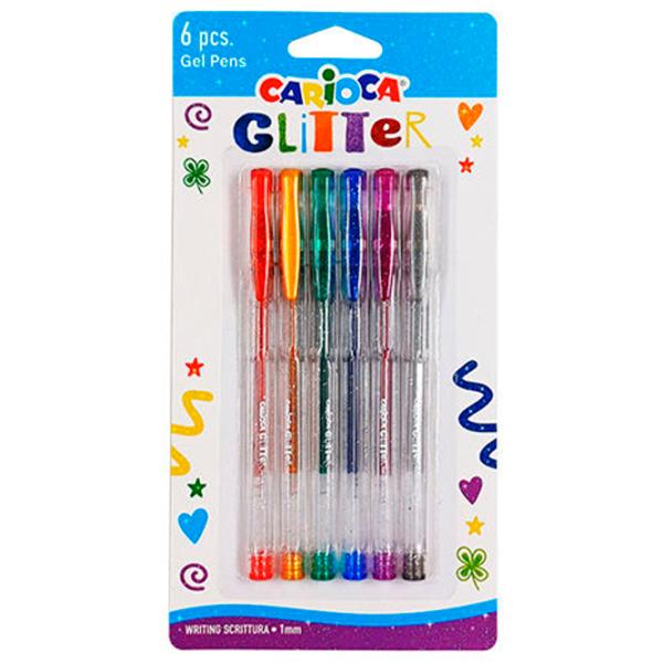 Set pixuri cu gel Carioca Glitter Cantitatea în set - 6 photo 1