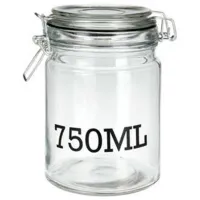 Rezervor de stocare EH 39593 0.75 l/ Sticlă/ Transparent