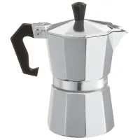 Гейзерная кофеварка EH 17033 0.15л / Алюминий / Нержавеющая сталь