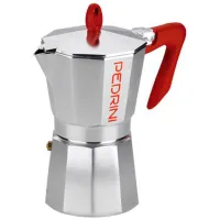 Cafetieră gheizer Pedrini 25649 0.25l / Aluminiu / Inox