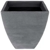 Ghiveci pentru flori ProGarden Trapez Gray/ Plastic/ Pe pervaz