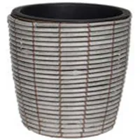 Ghiveci pentru flori H&S 50621.2 Gray/ Polipropilenă/ Pe pervaz