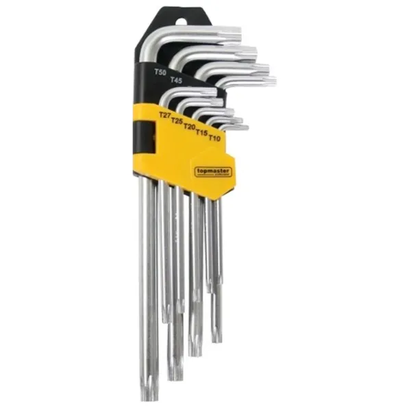 Set de chei hexagonale Topmaster 390122 Cantitatea în set: 9 buc. photo 1