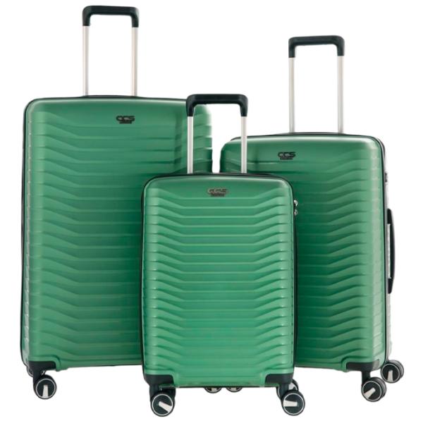 Чемодан CCS 5235 Set 105 л/ Metalic Зелёный photo 1 Чемодан CCS 5235 Set 105 л/ Metalic Зелёный photo 1