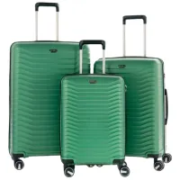 Чемодан CCS 5235 Set 105 л/ Metalic Зелёный