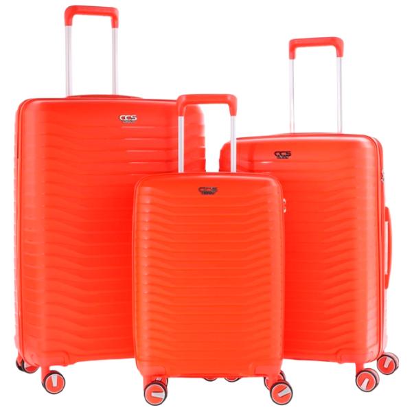 Valiză CCS 5235 Set 105l/ Orange photo 1 Valiză CCS 5235 Set 105l/ Orange photo 1
