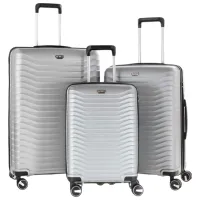 Чемодан CCS 5235 Set 105л/ Серебряный