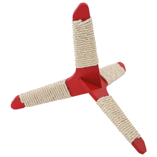 Когтеточка для кошек Ferplast Tripod Small Трипод/ Напольная/ Красный photo 1
