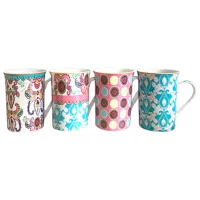 Кружка PS Восточный мотив 300 мл/ Керамика/ Разноцветный