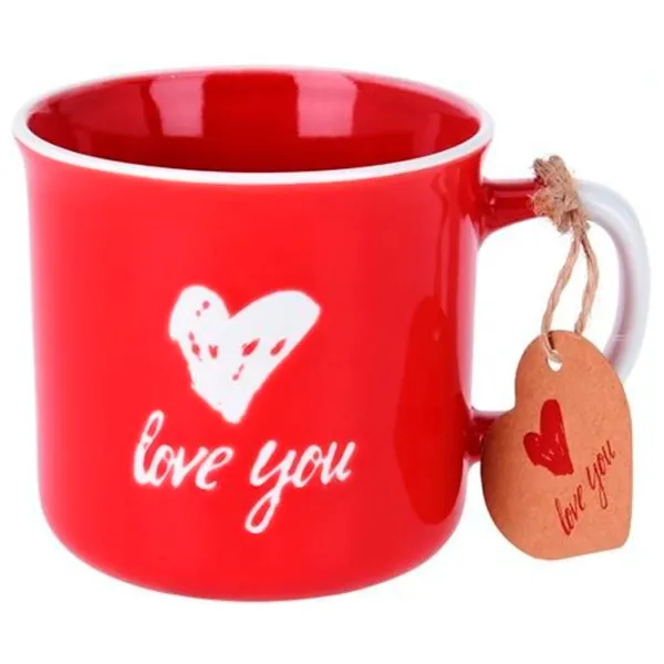 Cană Sf.Valentine Love 300 ml/ Porțelan/ Multicolor photo 1 Cană Sf.Valentine Love 300 ml/ Porțelan/ Multicolor photo 1