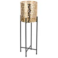 Ghiveci pentru flori Gold 31048 Gold/ Metal/ Pe podea