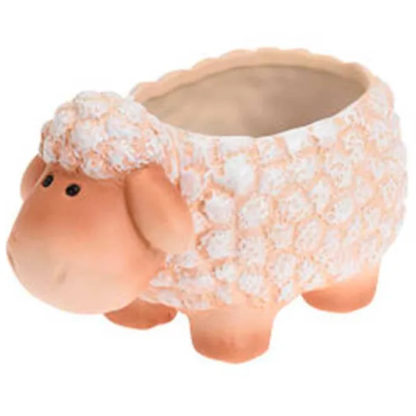 Ghiveci pentru flori H&S Animals Multicolor/ Ceramică/ Pe pervaz photo 1