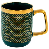 Cană Gold 00804 350 ml/ Ceramică/ Multicolor